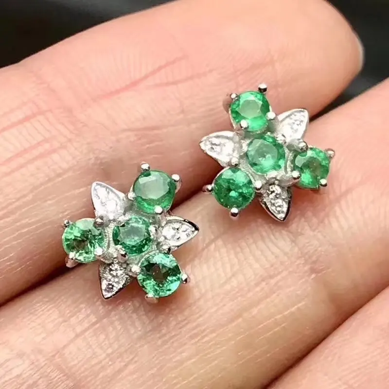 Женские серьги гвоздики из серебра 925 пробы вечерние мм|stud earrings|jewelry diamond earringsjewelry