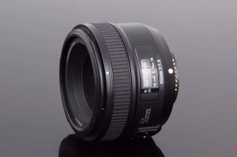 Объектив YONGNUO 50 мм f1.8 Prime камера с большой апертурой и автофокусом для NIKON d5200 d3300 d5300 d90 d3100 d5100 s3300 d5000