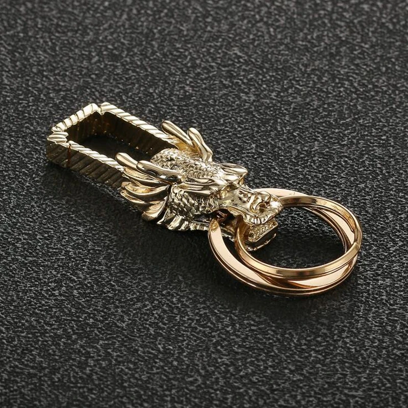 Автомобильный брелок для ключей с изображением дракона подвеской Нефритовая