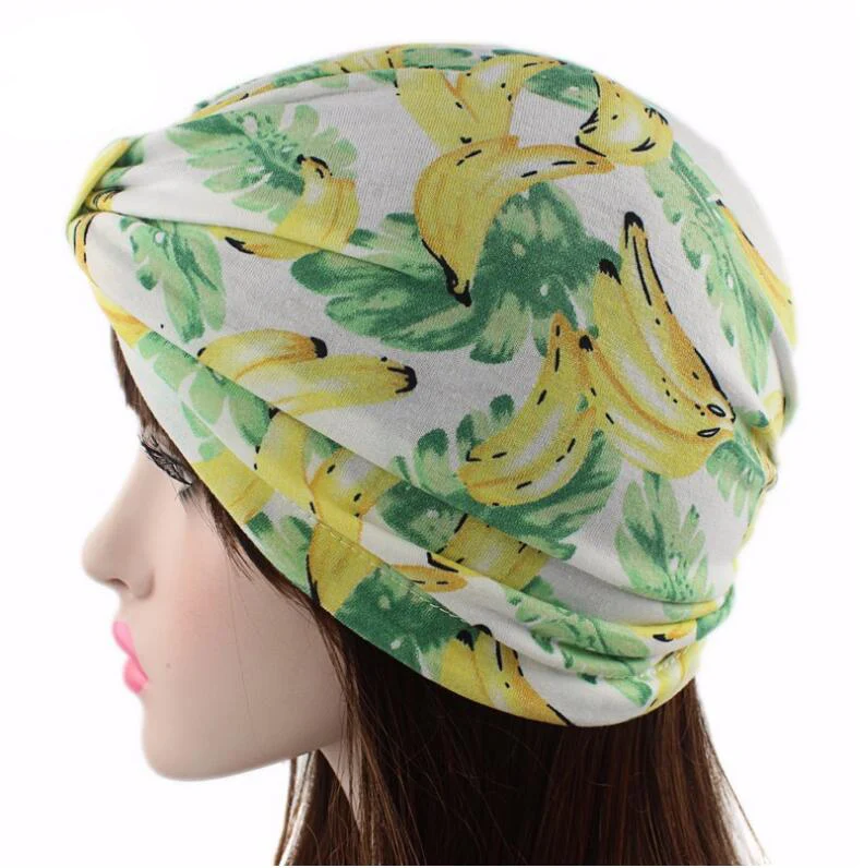 

New Arrival Women Turban Hats flower Dome Hat Head Wrap Chemo Hats Bandana knotted Indian cap