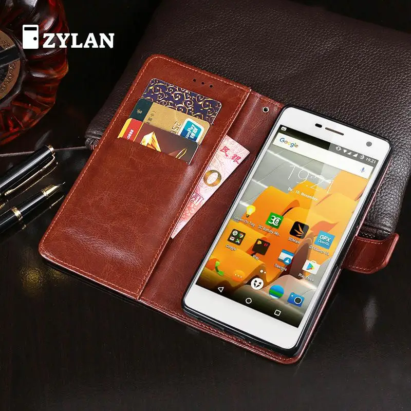 ZYLAN кожаный чехол Wiley для Wileyfox Spark Plus кошелек Kickstand Чехлы С Откидывающейся Крышкой для Wileyfox Spark Plus слот для карт и подарок