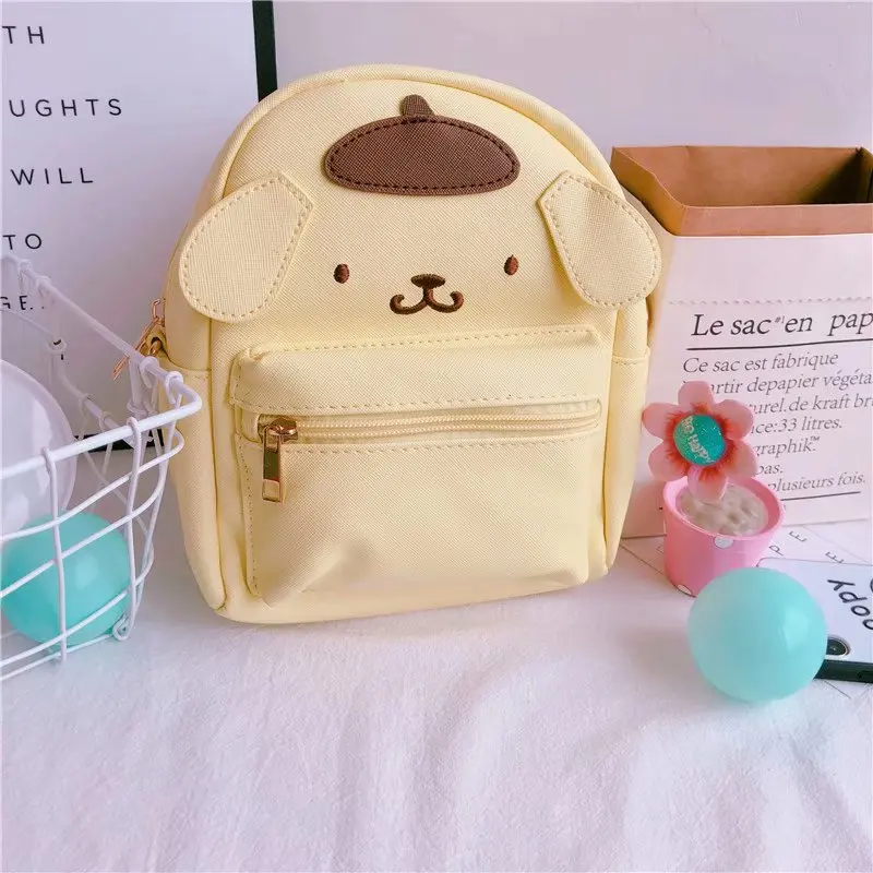 Ivyye мелодия Kuromi модные аниме PU рюкзаки из мягкой кожи школьный рюкзак, повседневные сумки для путешествий распылитель ранцевого типа для мальчиков и девочек, для детей