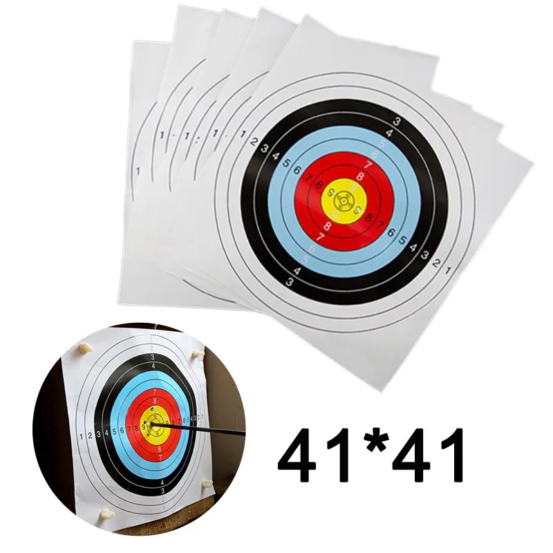 Круглые дротики из бумаги для стрельбы лука аксессуары развлечений тренировки
