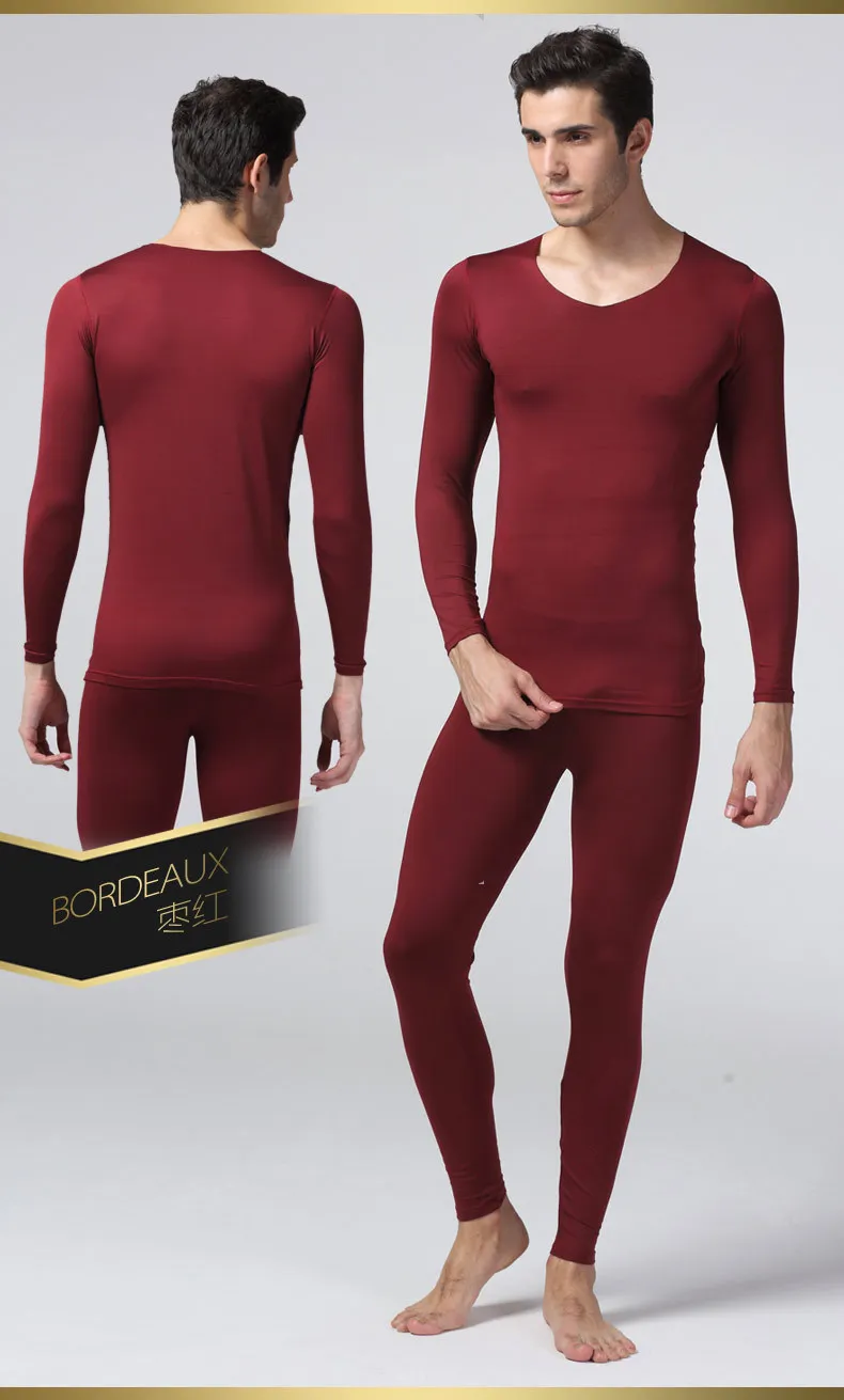 Thermal Underwear Set Men Long Johns Men Autumn Winter Tops+Pants 2 piece Set Keep Warm Thick Plus Size 4XL termica homem