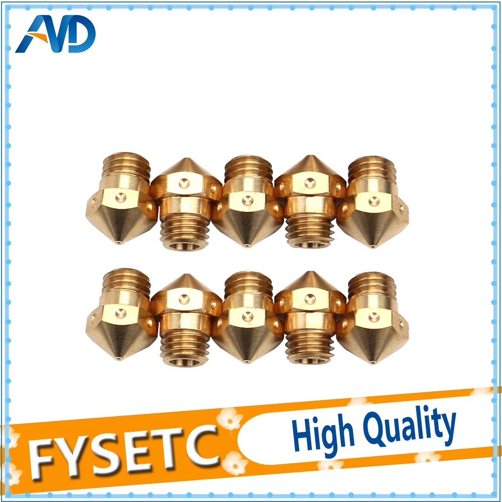 100pcs Brass MK10 Nozzle For Hotend Kit Mk10 M7 3D Printer Makerbot Parts | Компьютеры и офис