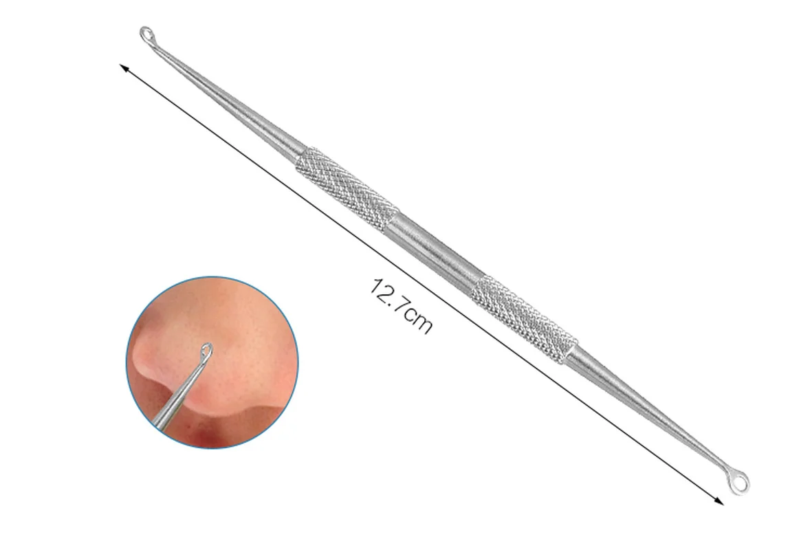 

7pcs Blackhead Remover Acne Tweezer Comedon Machine Set And Brands Removal Pimple Needle Black Head Extractor Comedone Tool