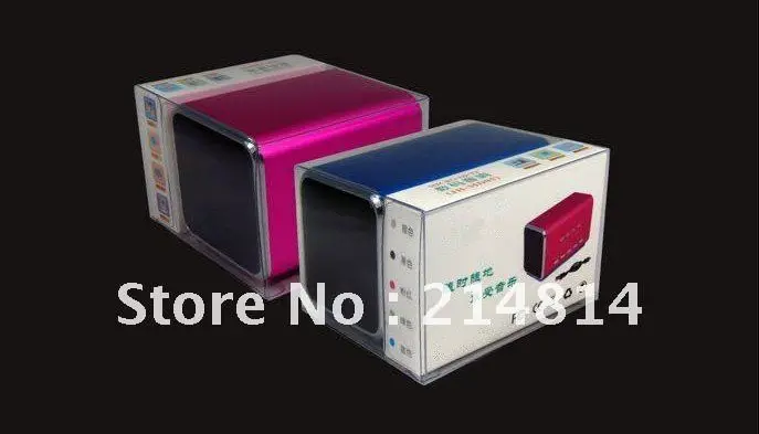 Free shipping MDQ:1pcs MD05 MINI spesker Sports MP3 Player Sound box Boombox with Micro SD/TF card reader + USB|box foam|box manicurebox mickey |