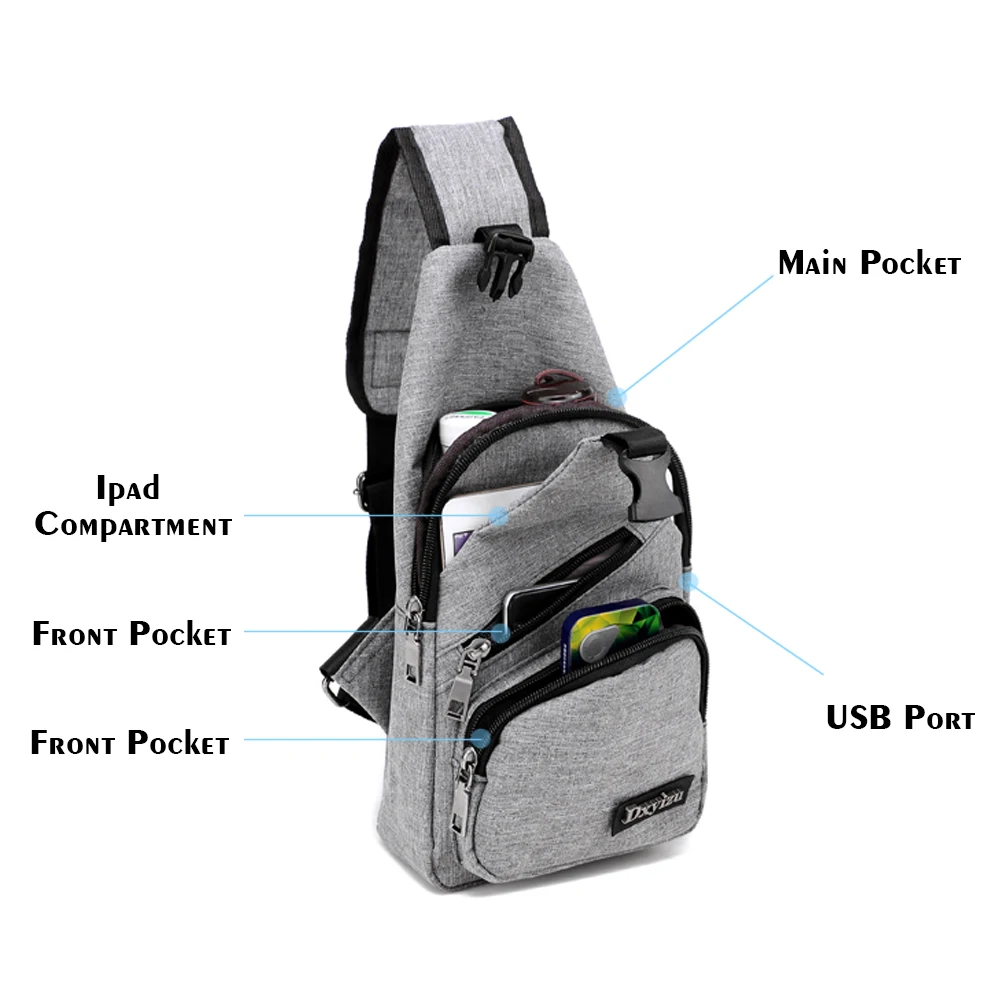 Multifunction USB charging Men Backpack Sports Male Teenager Leisure Travel Bag Tactical Cycling Outdoor | Спорт и развлечения