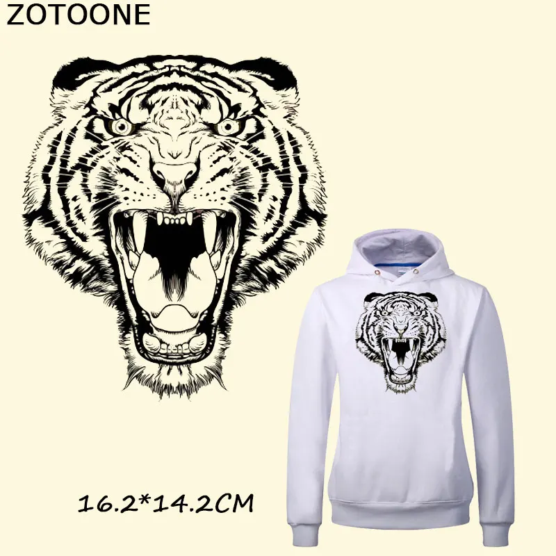 ZOTOONE персонализированные тиграми железные на пластырь Гладильные наклейки для