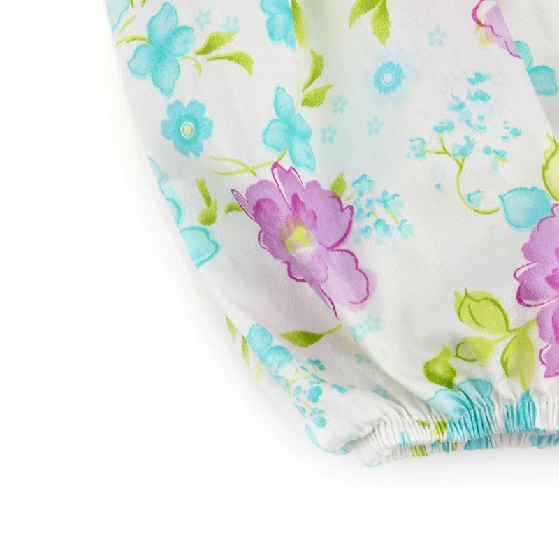 2016 г. Комплект хлопковой одежды с цветочным рисунком для малышей кружевной