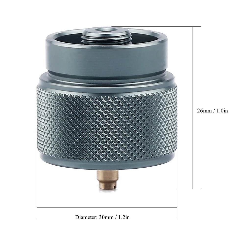 Походный газовый компактный адаптер 1 л для кемпинга с небольшим входным