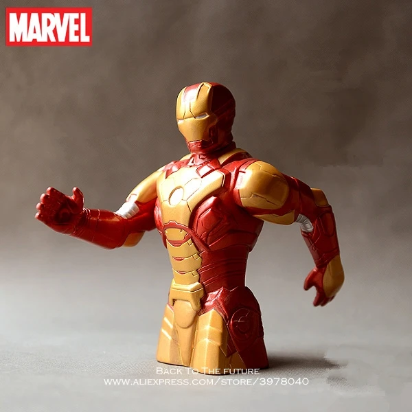 Disney Marvel Железный человек половина длина 19 см фигурку модель осанки коллекция