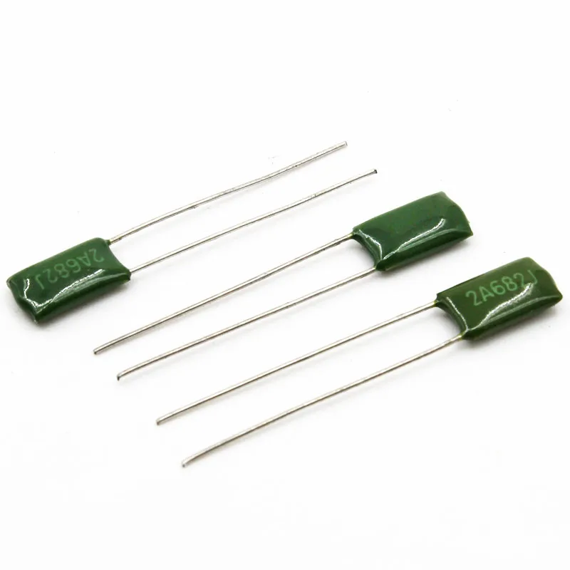 Пленочные конденсаторы из полиэстера DIP 2A102J 2A122J 2A392J 2A682J 200 шт. 100 в с отверстиями