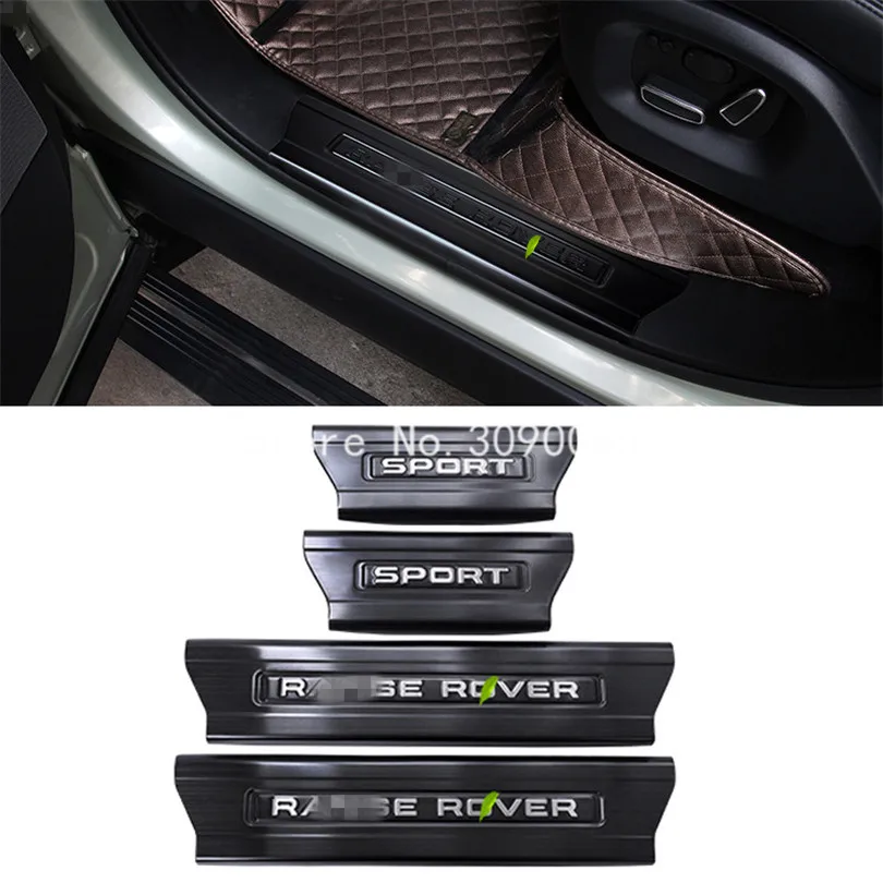 4 шт./компл. порог двери из нержавеющей стали накладки для Land Rover Range Sport 2014 2016