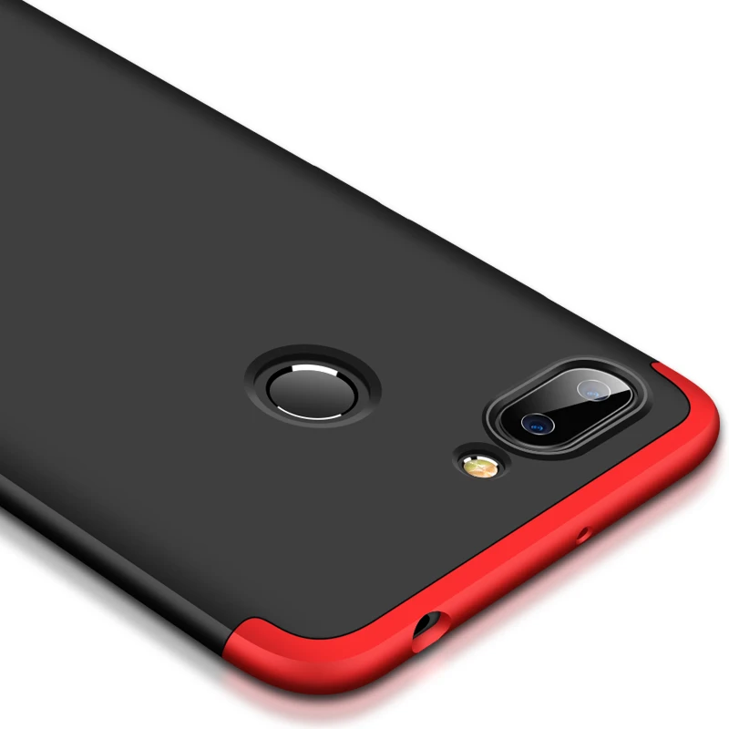 Redmi 6A ударопрочный защитный корпус на 360 градусов для Xiaomi Redmi 6 Роскошный Жесткий пластиковый тонкий Чехол-бампер для Redmi 6 A 5,45"