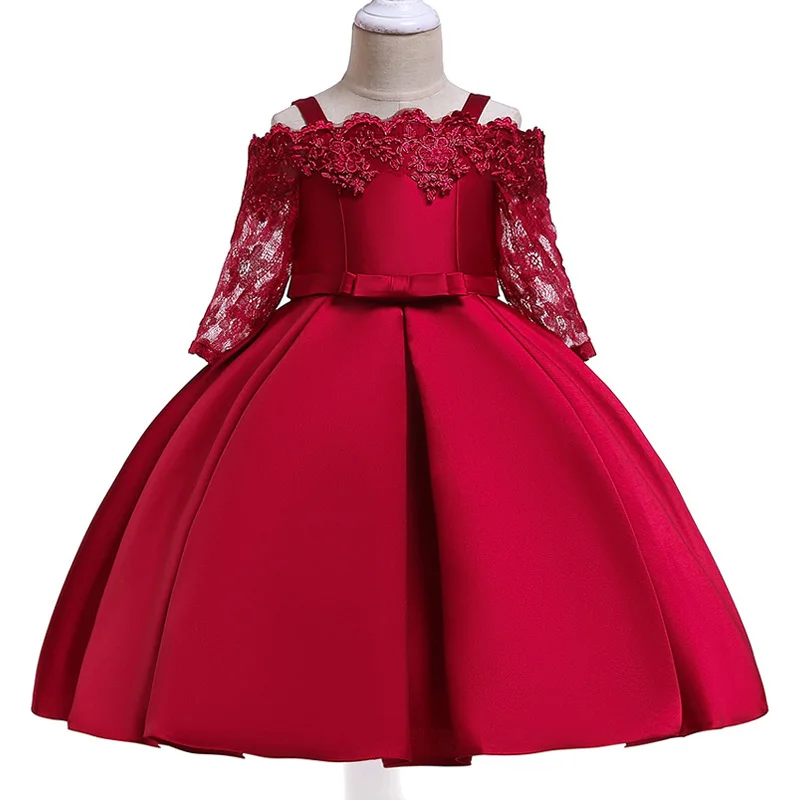 Girl Dress For Wedding Baby Girl 3-10 Years Birthday Outfits Children's Girls First Communion Dresses Girl Kids Party Wear