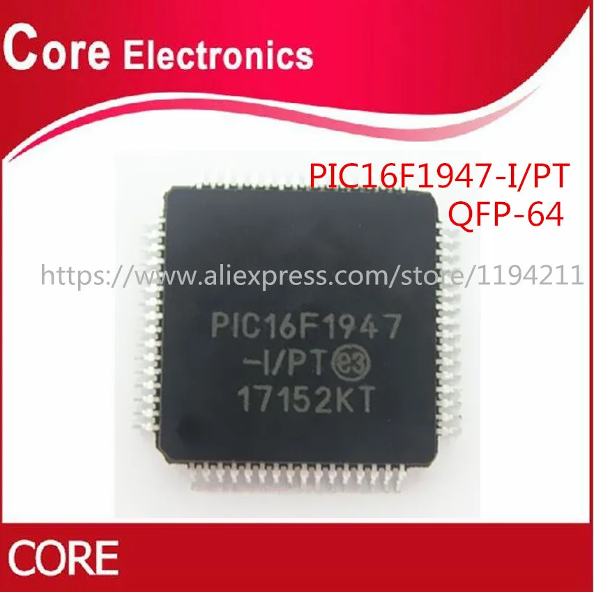 PIC16F1947-I/PT pic16f1995 16f1995 TQFP-64 10 шт./лот | Электронные компоненты и принадлежности