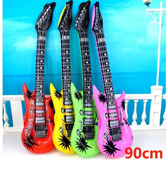 1 шт. надувная игрушка гитара детский музыкальный инструмент электрогитара стиль