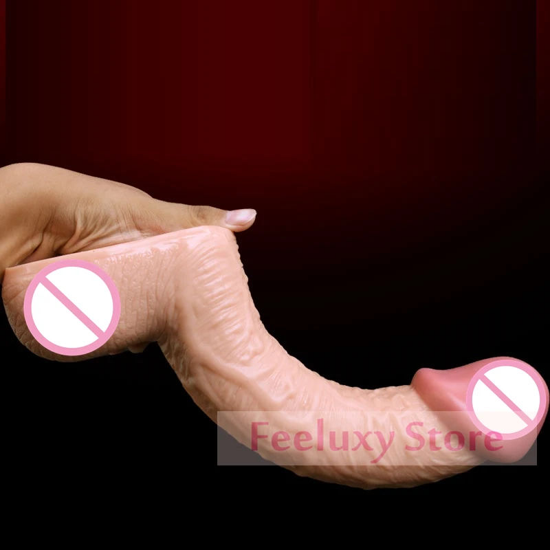 Супер огромный фаллоимитатор реалистичный пенис большой член женский