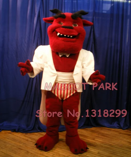 

mascot New University Red Beast Mascot Costume Customizable Cartoon Devil Monster Beast Theme Anime Cosplay Costumes Fancy Dress
