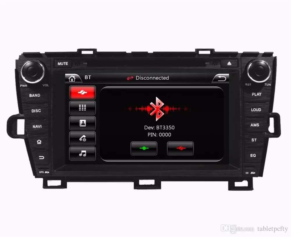 8 &quotавтомобильный DVD плеер с GPS (опционально) аудио Радио стерео BT/TV головное