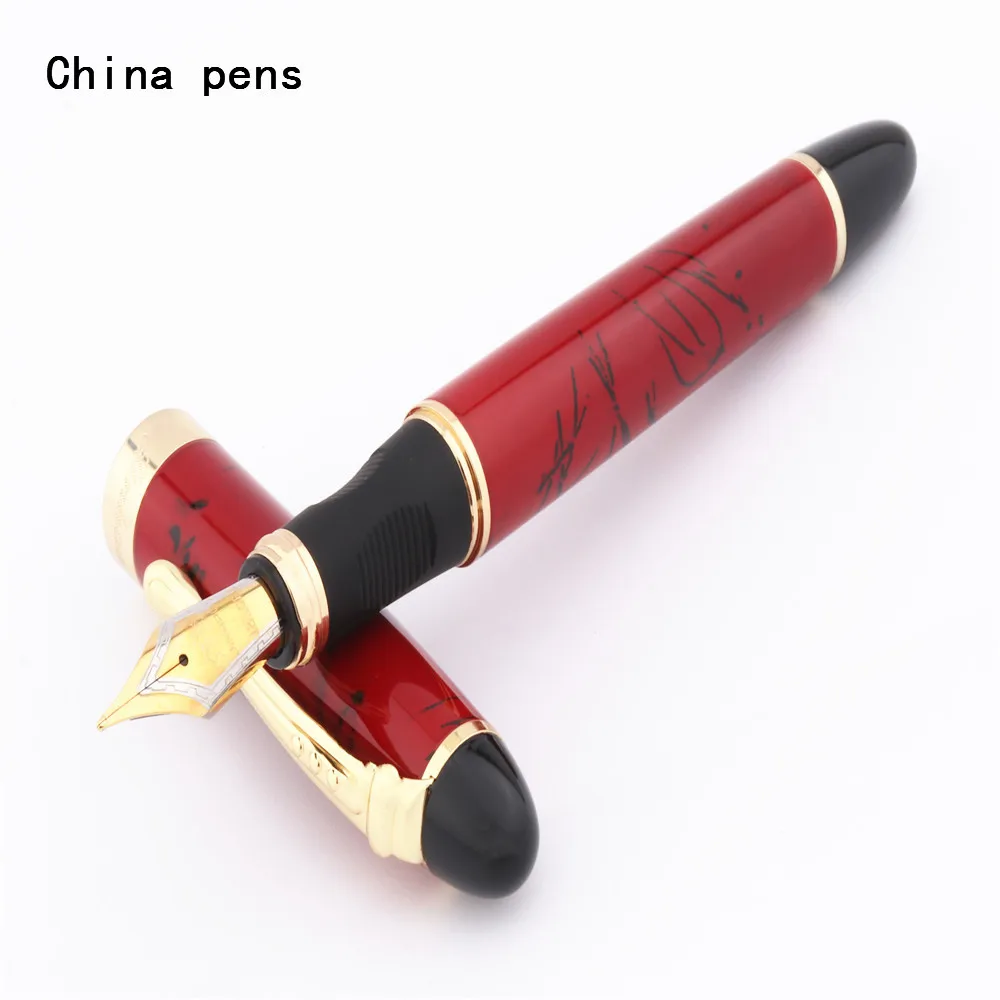 Роскошное Качество Jinhao X450 Бизнес Офис 18KGP перьевая ручка Новые канцелярские принадлежности Школьные принадлежности