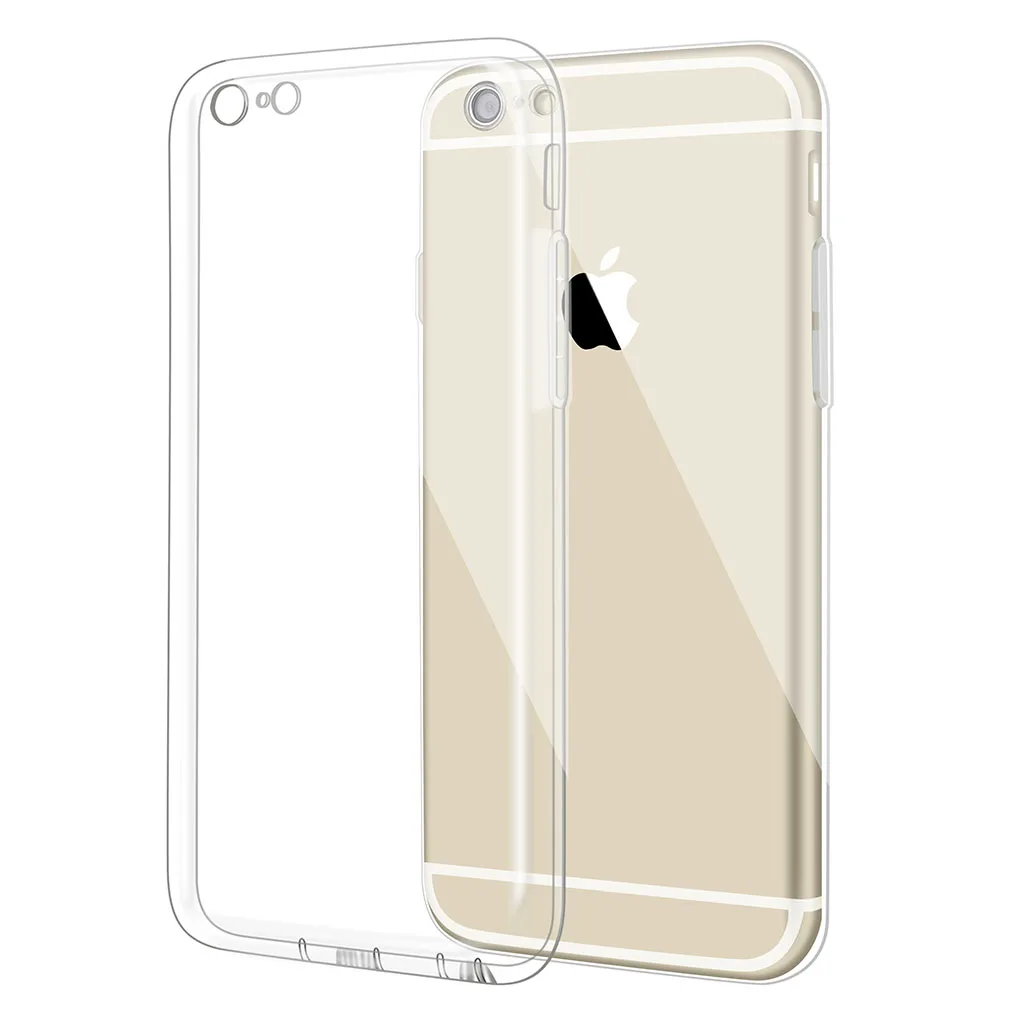 Silicone Case For Iphone 6 6S S 4.7 5S 7 8 5 Ultra Thin Dustproof Clear Phone Bag Luxury Cover Soft TPU Coque |