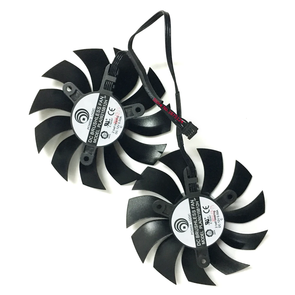 Кулер для видеокарты VGA 2 шт./лот 4 контакта EVGA GTX970 ACX2.0 | Компьютеры и офис