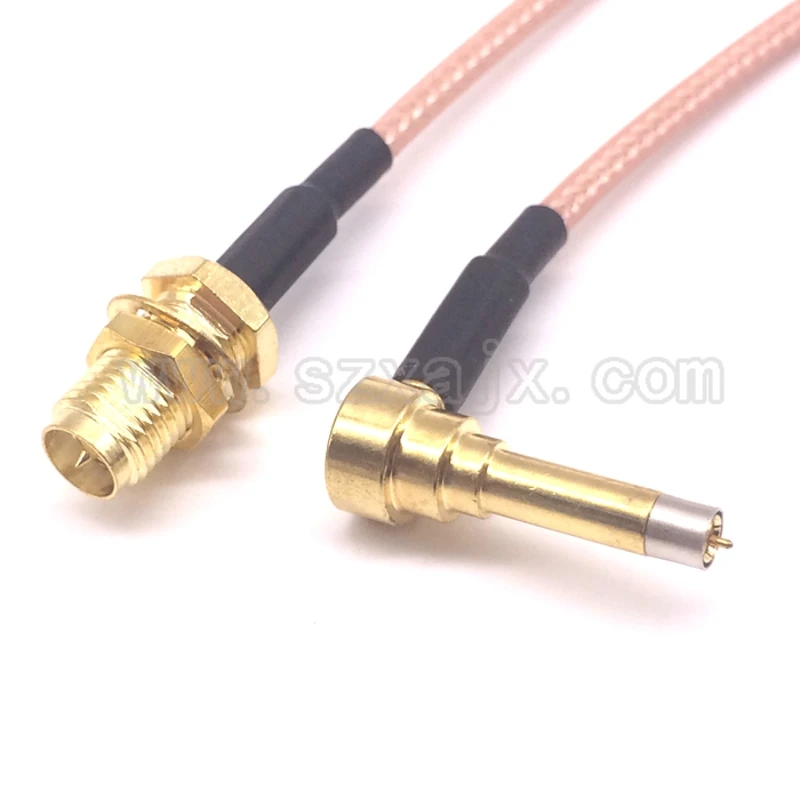 2 шт. RF разъем RP SMA женский (шип) MS156 (IP 9) RG316 кабель 15 см штекером для Мобильный