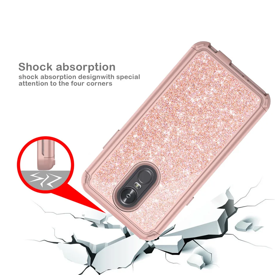 2019 fashion cases for LG Stylo 3 4 Rugged Dual Layer Armor Heavy Duty Shockproof Hard PC + TPU Case For Stylus cover |