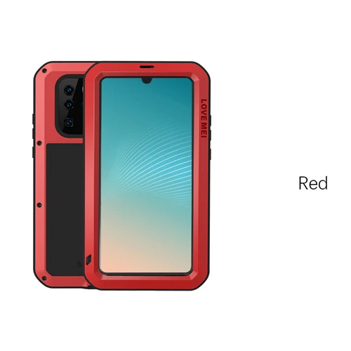 Red Для huawei P30 lite чехол LOVE MEI Спорт на открытом воздухе противоударный защитный чехол для huawei P30 Pro P30 металлический водонепроницаемый чехол - Цвет: Red