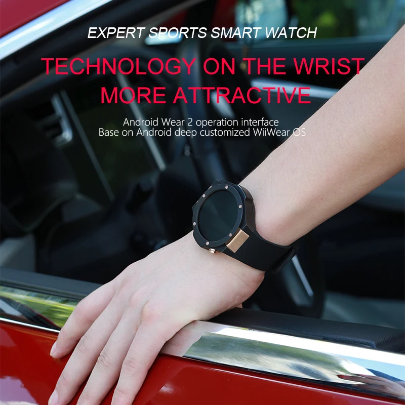 Microwear H2 android ios 1G+16GB Smart watch 1.39 inch mtk6580 SmartWatch phone 3G wifi GPS 5M heart rate nano SIM GSM WCDMA - купить по