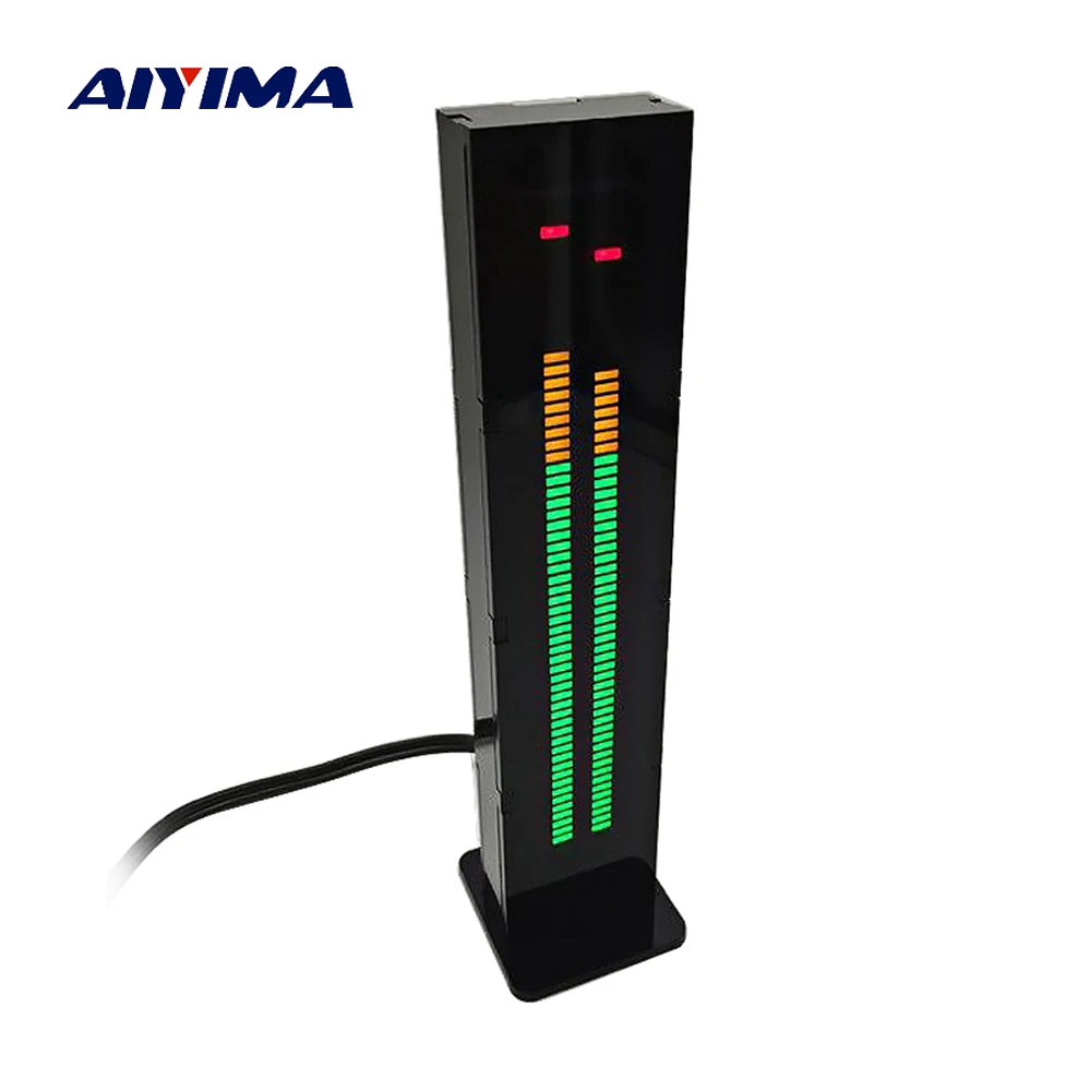 

AIYIMA AS60 LED Music Spectrum Indicator Dual Channel 60 Professional Level Volume Display Electronic DIY Light VU Meter