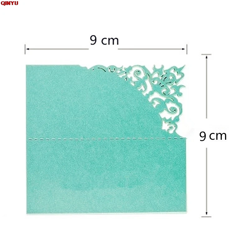 100 шт. винтажный дизайн перламутровая бумага лазерная резка товары для свадьбы