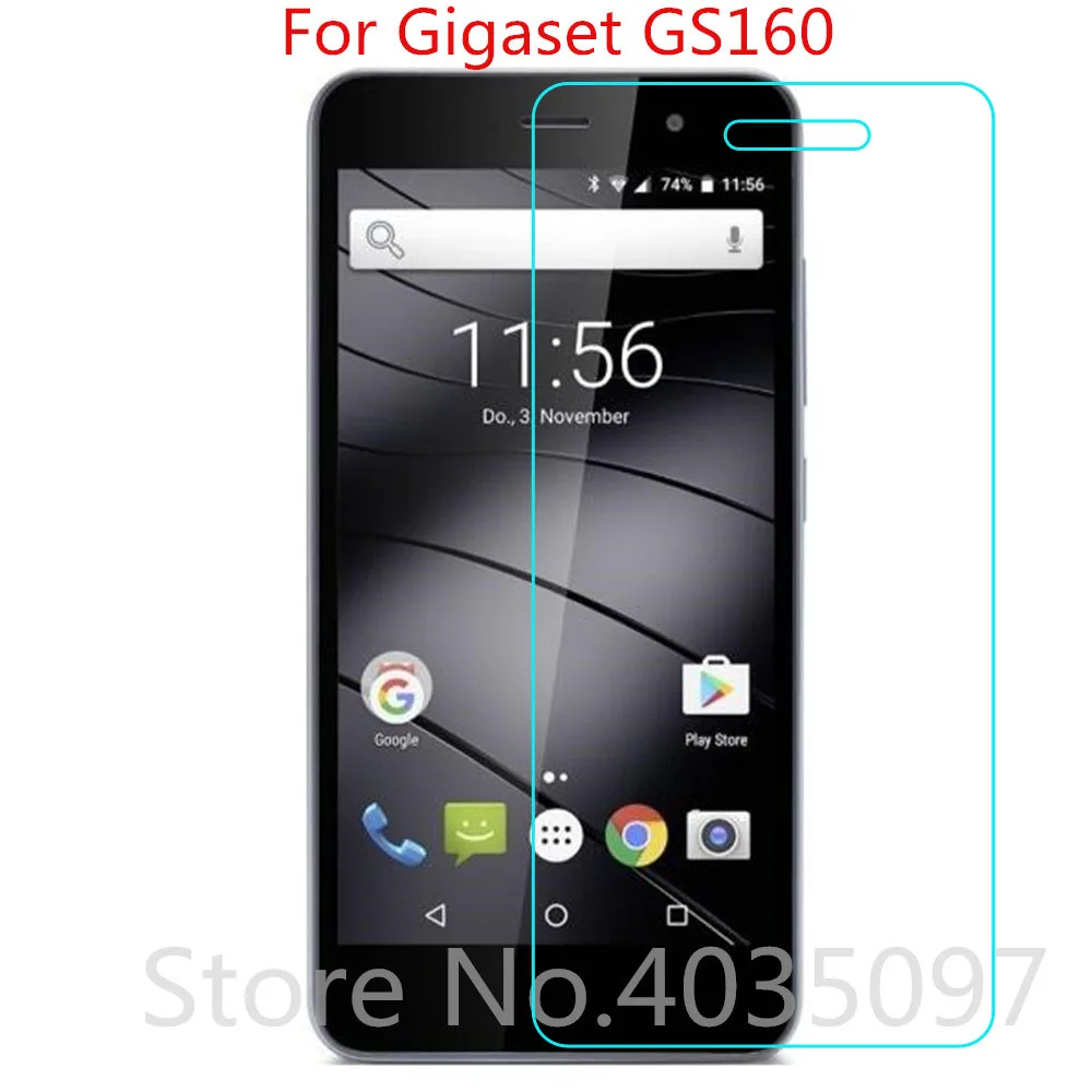 2.5D 9H закаленное стекло для Gigaset GS160 на телефон защитная пленка экрана