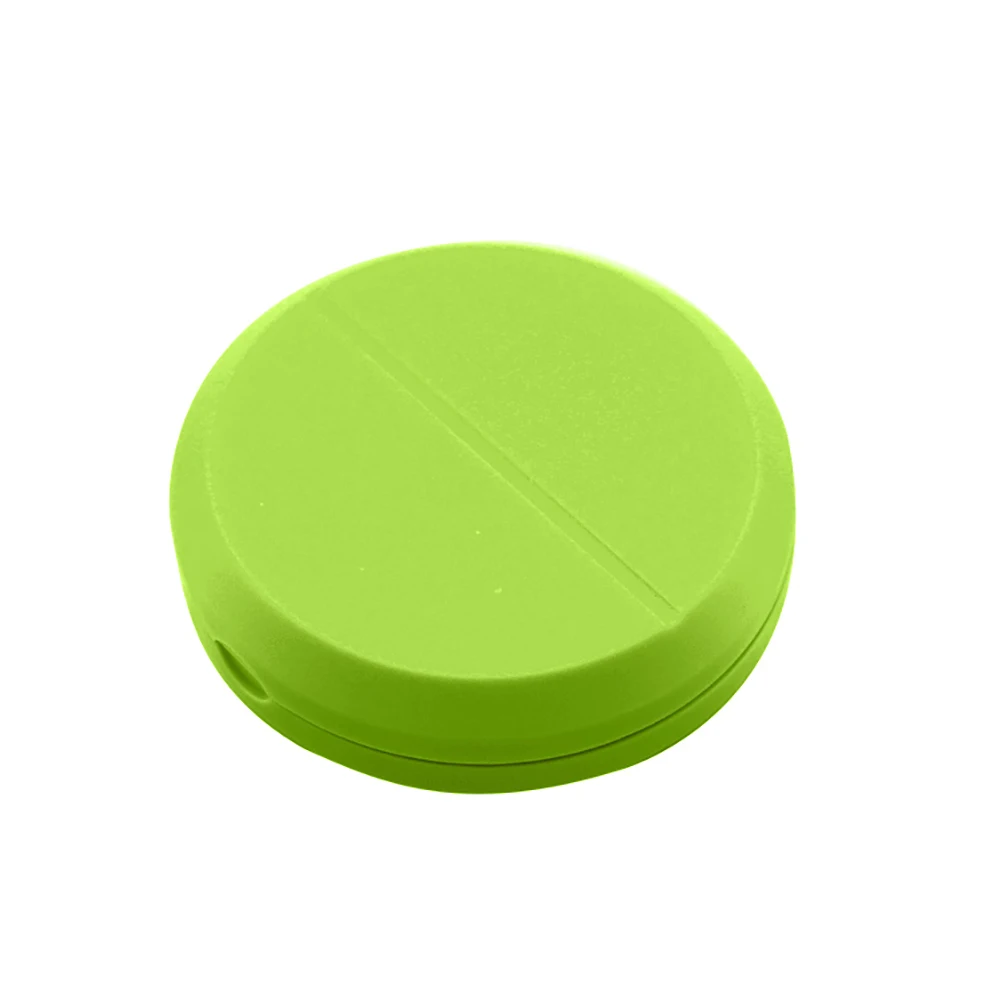 Joylife Портативный Путешествия Pill Cutter сплиттер разделитель коробка для хранения медицина Cut контейнер - Цвет: Зеленый