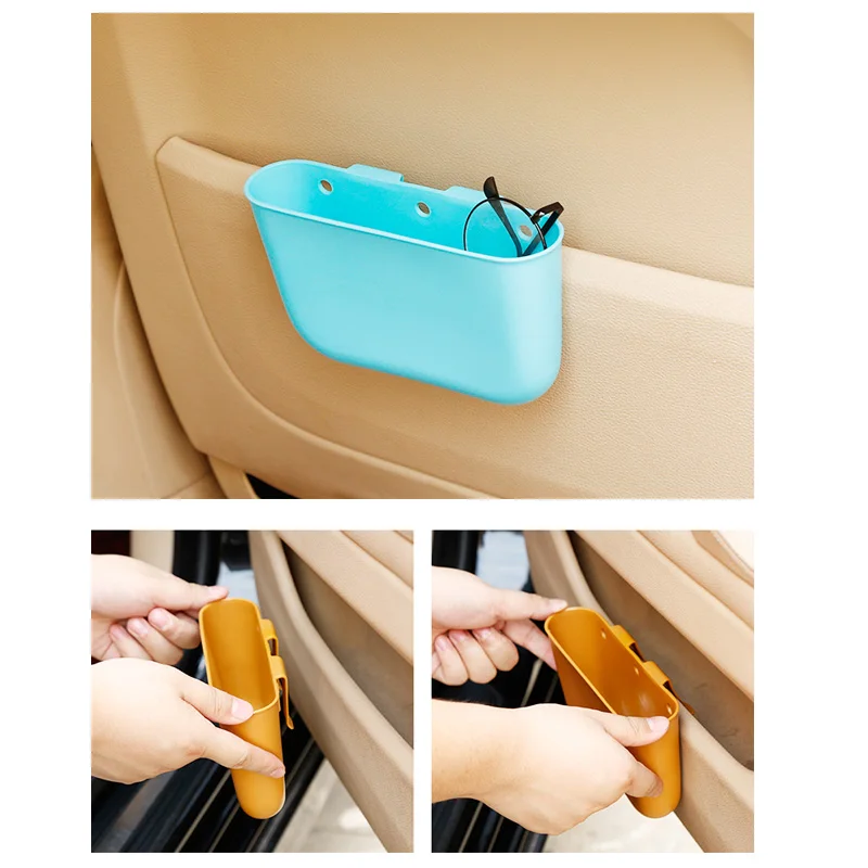 Подвесной бумажный чехол для автомобиля розовая/синяя/черная сумка мусора