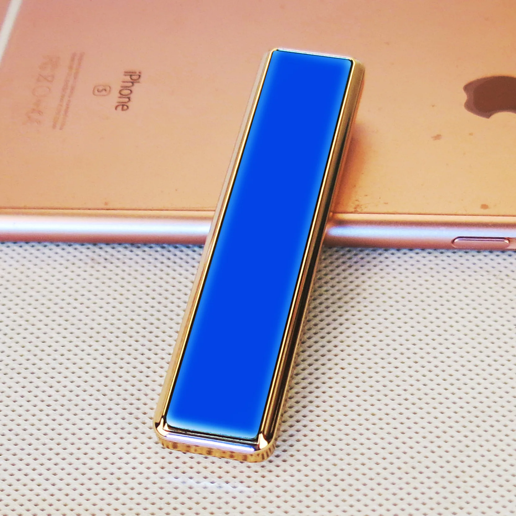 Usb зарядка Зажигалка Ветрозащитная ультратонкая металлический корпус