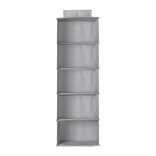 L Gray 5 Layers Домашняя костюмерная подвесные органайзеры одежда обувь карман ящик для хранения нижнего белья одежды полки с выдвижным ящиком чехол Аксессуары - Цвет: L Gray 5 Layers