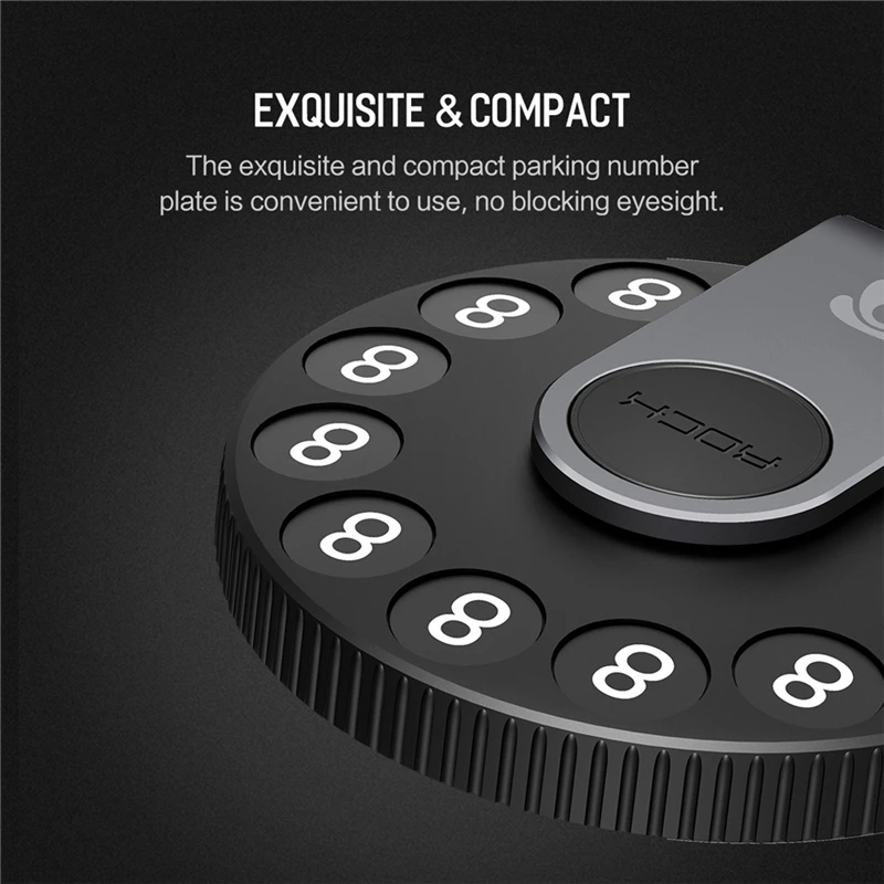 Рок телефон номер панель для парковки Автомобильный держатель скрытые