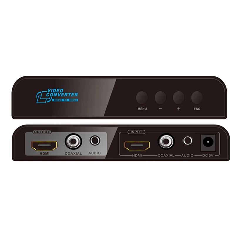 2017 hdmi к конвертер до и вниз масштабирования с коаксиальным аудио разделения