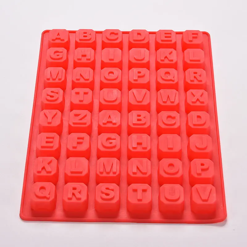Силиконовая форма для мыла с буквами Enghish 48 букв 1 шт.|soap mold|soap flowerdecor soap |