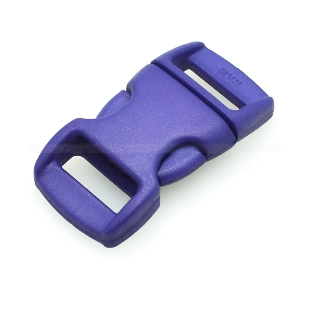 Цветные Контурные боковые мини пряжки для Паракорда 12 штук упак. 3/8 дюйма (10 мм)