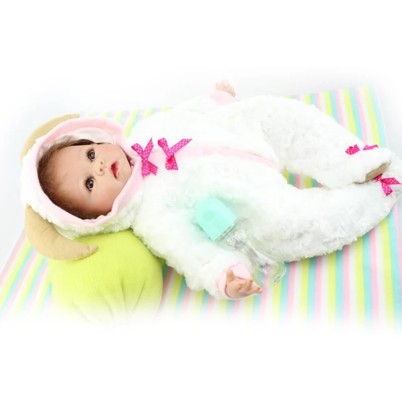 NPK силиконовые куклы Reborn Babies 55 см реалистичные принцессы для новорожденных