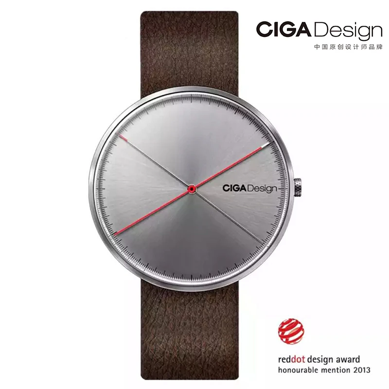 Мужские часы серии X Xiaomi CIGA Дизайнерские наручные Reddot Winner Модные Простые ретро