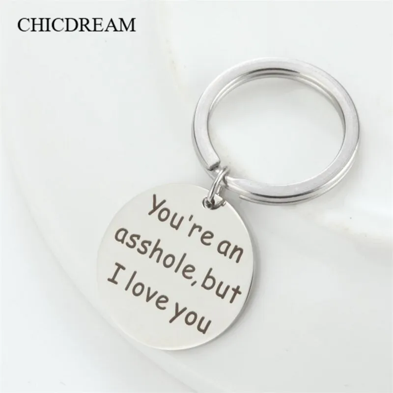 New Fashion Hero Necklaces Pendants I Love You My Husband Long Sweater Men Jewelry Wife Statement Birthday Party Gift | Украшения и
