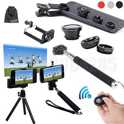 7 в 1 EEEKit Bluetooth Управление камерой для телефона LG + ручной монопод/штатив подставка