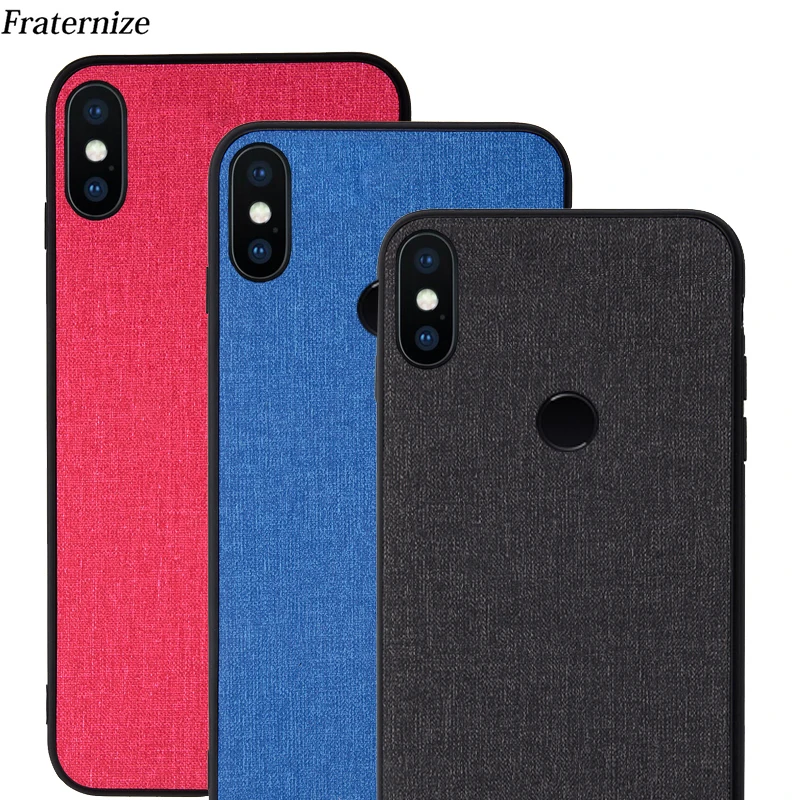 Cloth Texture Case For Xiaomi Redmi 5 Plus 6 Pro 6A S2 Y2 Soft Silicone TPU Ultra Thin Note Cover |