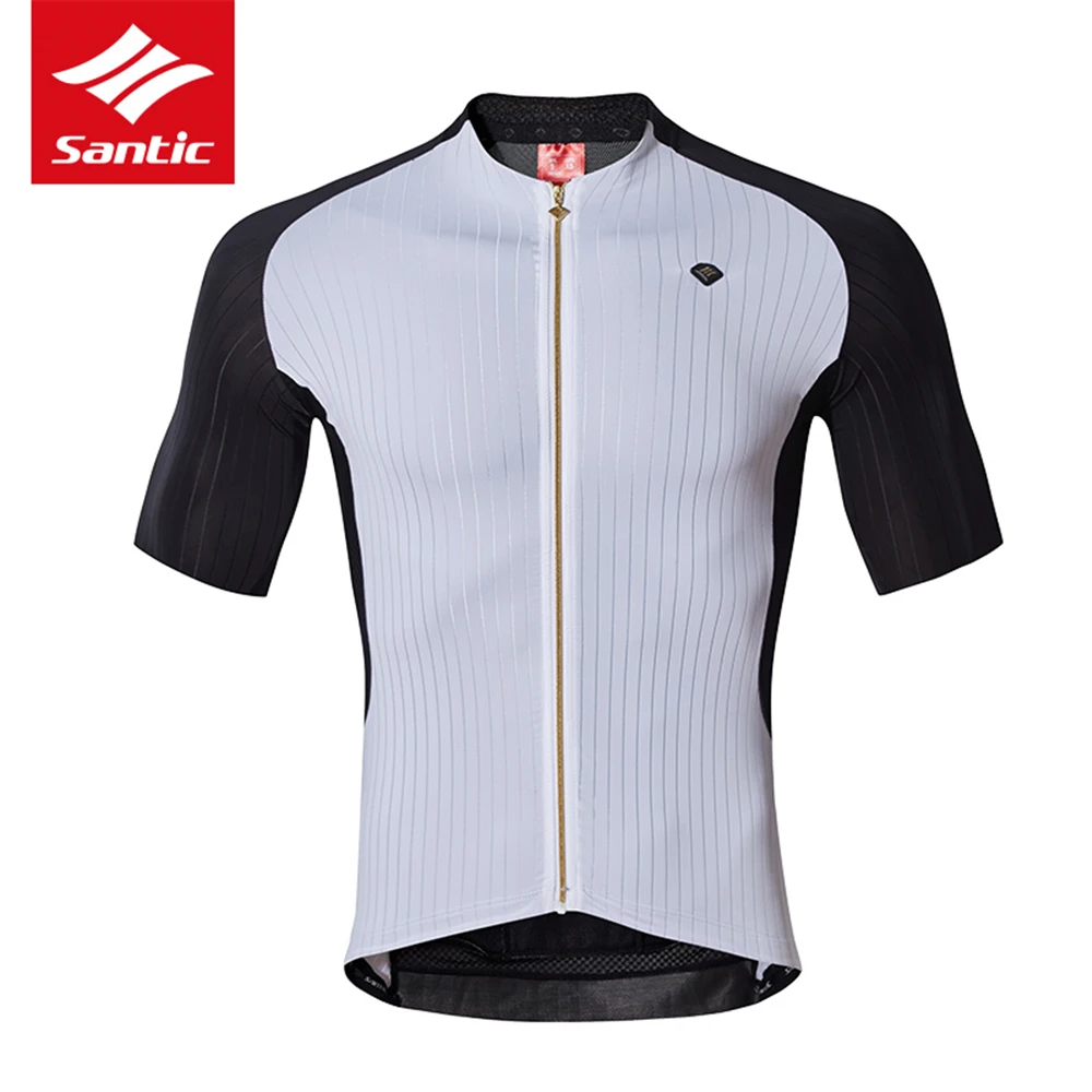 Santic Велоспорт Джерси Мужская велосипедная рубашка ткань дорожный велосипед