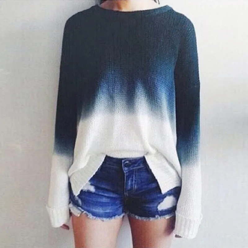 

Free Ostrich Fashion Sweater Autumn Women Pullovers Winter Round Neck Knitted Loose Long Sleeve Sweater Femme Sweater Mujer